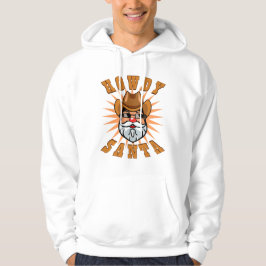 Weihnachts Retro Country Santa Claus Hoodie