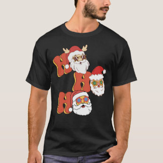 Weihnachts Retro Style - Ho Ho Ho T-Shirt