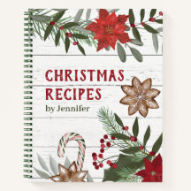Weihnachts Rezept Buch mit Ihrem Namen