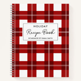 Weihnachts-Rezept Notizbuch