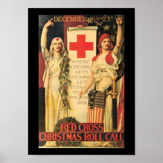 Weihnachts-Roll-Aufruf zum Zweiten Weltkrieg Poster (Vorne)