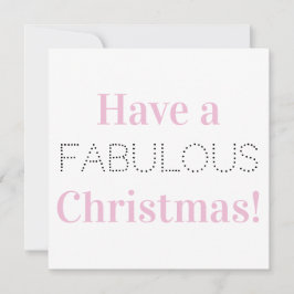 Weihnachts-Rosa-Foto Feiertagskarte