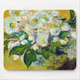 Weihnachts-Rose (von Claude Monet) Mousepad