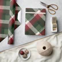 Weihnachts-Rot-Grün-Klassiker-Schnee-Karo-Muster