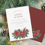 Weihnachts Rot und Grün Winterfest Hochzeit Einladung<br><div class="desc">Moderne Weihnachtsfeier Rot und Grün Winterfest - Eleganter Foliage in rustikalen Evergreen Hues. Genießen Sie den Zauber der Saison mit unserer modernen Weihnachtseinladung, die in den kräftigen Farben Rot und Grün verziert ist. Diese elegante Einladung besticht durch delikate Laub-Akzente, die die Schönheit des immergrünen Winters wecken. Mit einer Mischung aus...</div>