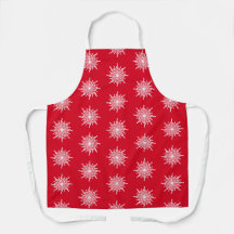 Weihnachts Rote Ornamental G-Clef Snowflake Muster