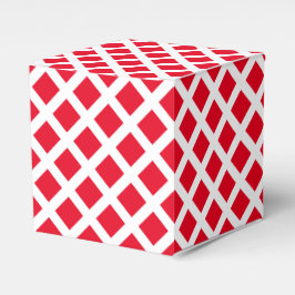 Weihnachts Rote Streifen Diamantgeschenk Geschenkschachtel