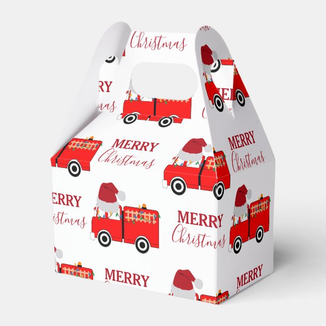 Weihnachts-Rottruck Geschenkschachtel (Vorderseite)