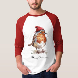 Weihnachts-Rotweinrobe, anpassbar T-Shirt