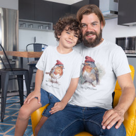 Weihnachts-Rotweinrobe, anpassbar T-Shirt