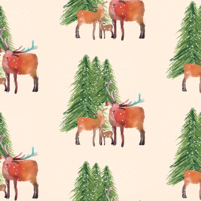 Weihnachts-Rotwild Seidenpapier (Von Creator hochgeladen)