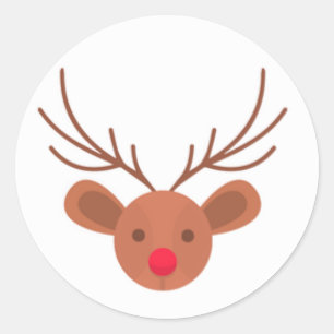 Weihnachts Rudolph Reindeer Stickers
