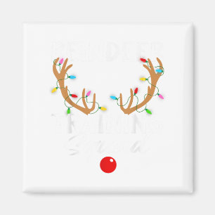 Weihnachts-Running-Rentier-Runner-Training Squad T Magnet
