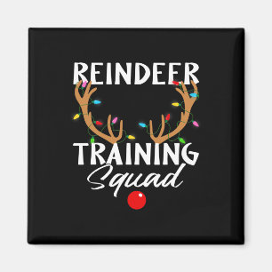 Weihnachts-Running-Rentier-Runner-Training Squad T Magnet