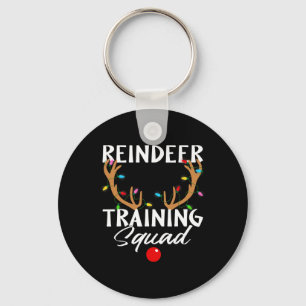 Weihnachts-Running-Rentier-Runner-Training Squad T Schlüsselanhänger