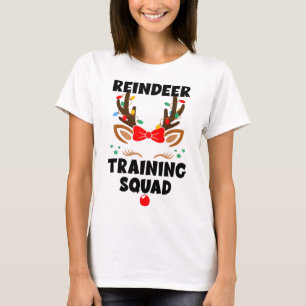 Weihnachts-Running-Rentier-Runner-Training Squad T T-Shirt