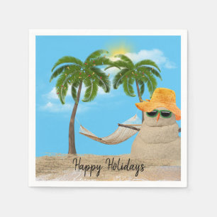 Weihnachts Sandman mit Hammock Napkins Serviette