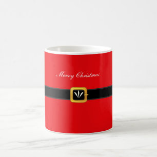 Weihnachts-Santa-Claus-Gürtel Kaffeetasse
