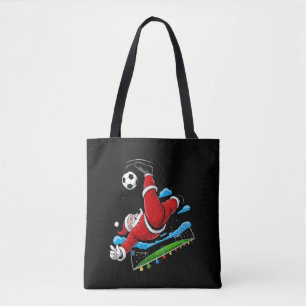 Weihnachts-Santa-Fußball-Fahrrad-Kick Xmas Sport Tasche
