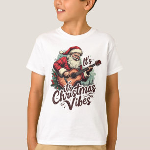 Weihnachts-Santa-Gitarrespieler - Rockin Around th T-Shirt