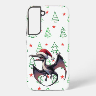 Weihnachts-Santa-Hut-Pterodaktylus Samsung Galaxy Hülle