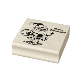 Weihnachts-Santa-Lady-Bug-Briefmarke Gummistempel