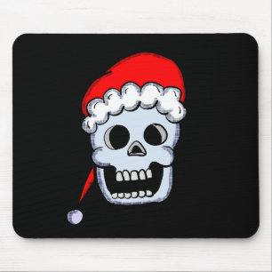 Weihnachts-Schädel Mousepad