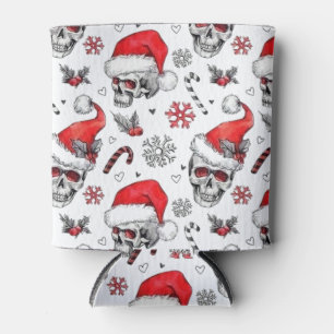 Weihnachts-Schädel-Weihnachtsmann-Kühler – Festlic Dosenkühler