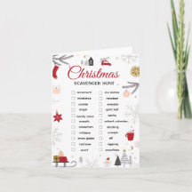 Weihnachts-Schatzsuche-Checkliste-Kunst