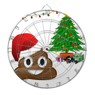 weihnachts scheiß emoji dartscheibe