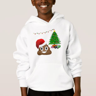 Weihnachts-Scheiß-Emoji Hoodie