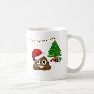 Weihnachts-Scheiß-Emoji Kaffeetasse