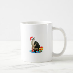 Weihnachts-Schlachzcatze und süßer kleiner Engel Kaffeetasse