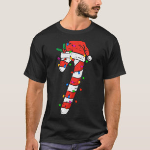 Weihnachts-Schlecker-Stab Santa Weihnachten Kinder T-Shirt