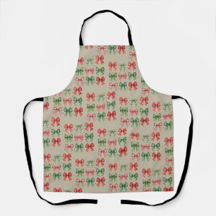 Weihnachts-Schleife-Kokette-Süße-Weihnachtsfeier Schürze
