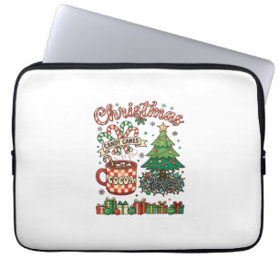 Weihnachts-Schleifen-Kakao-Chaos-Baum-Tasse-Gesche Laptopschutzhülle