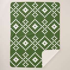 Weihnachts Schlichter Pullover Sherpadecke