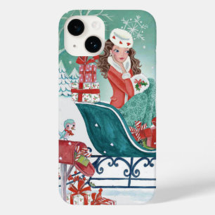 Weihnachts-Schlitten-Einkauf Mädchen Iphone 6 plus title_seo2