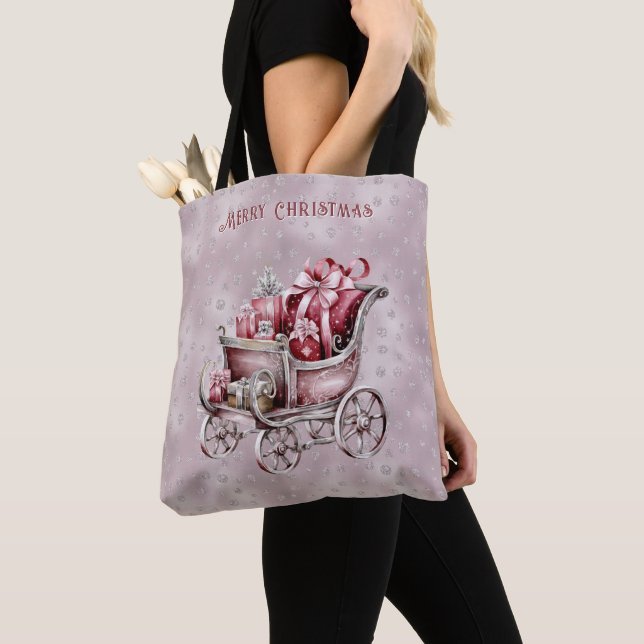 Weihnachts-Schlitten mit Geschenken Holiday Tote T Tasche (Von Nahem)