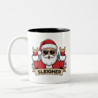 Weihnachts-Schlittenfahrer Santa Rock Xmas Rocker