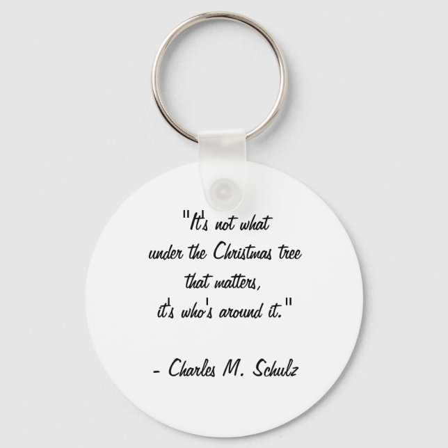 Weihnachts-Schlüsselanhänger Schlüsselanhänger (Rückseite)