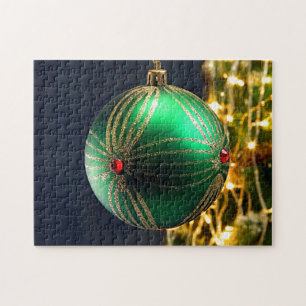 Weihnachts-Schmuck-Lichter-Bokeh-Puzzle