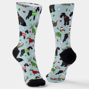 Weihnachts Schnauzer Socken