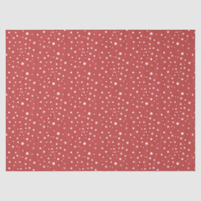 Weihnachts-Schneedecke Seidenpapier (Vorderseite)