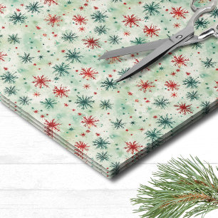 Weihnachts-Schneeflocke Christmas Seidenpapier