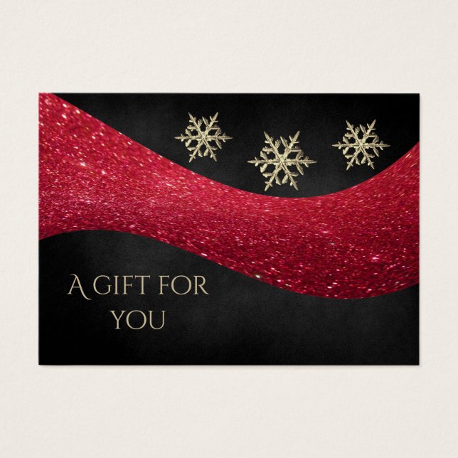 Weihnachts-Schneeflocken (Vorderseite)