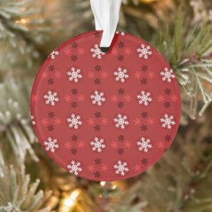 Weihnachts-Schneeflocken-Kunstmuster-Ornament Ornament