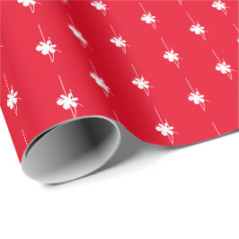 Weihnachts-Schneeflocken niedlich Geschenkpapier