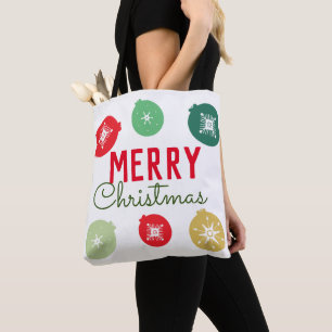 Weihnachts-Schneeflocken-Ornament-Tragetasche Tasche