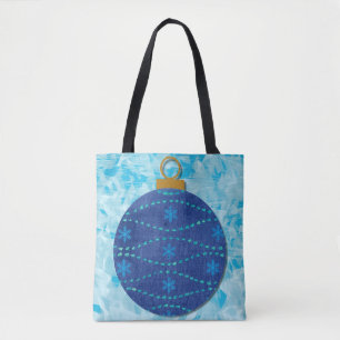 Weihnachts-Schneeflocken Tasche